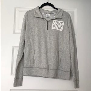 Pink by Victoria’s Secret half zip pullover